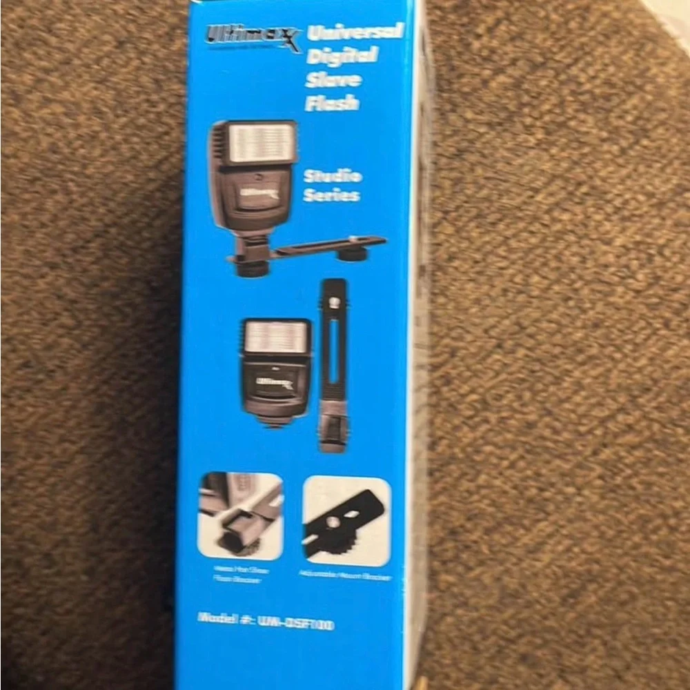 Nikon Black Camera with Purple Flexible Tripod